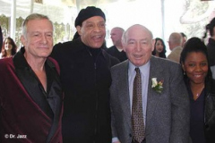 Hugh Hefner, Al Jarreau, George Wein and Patrice Rushen
