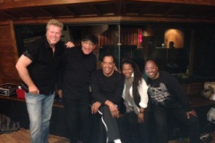 John Robinson, Al Jarreau Stanley Clarke, Patrice, and Paul Jackson, Jr.