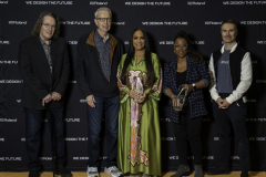 John Good (DW Drums), Don Lombardi (DW Drums), Sheila E., Patrice Rushen and Jamie Franklin (Roland Global Artist Relations Director)